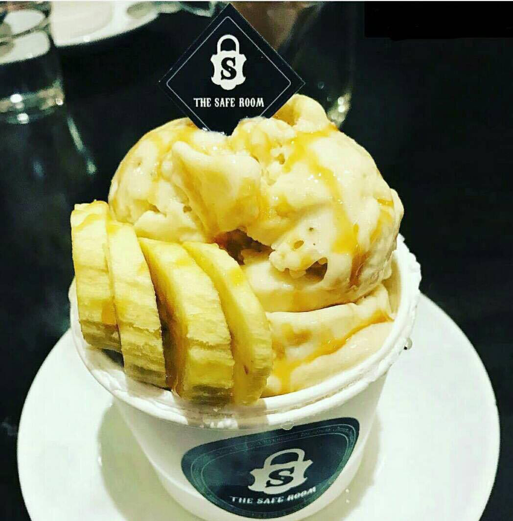 The Safe Room Stay for the banana ice cream.